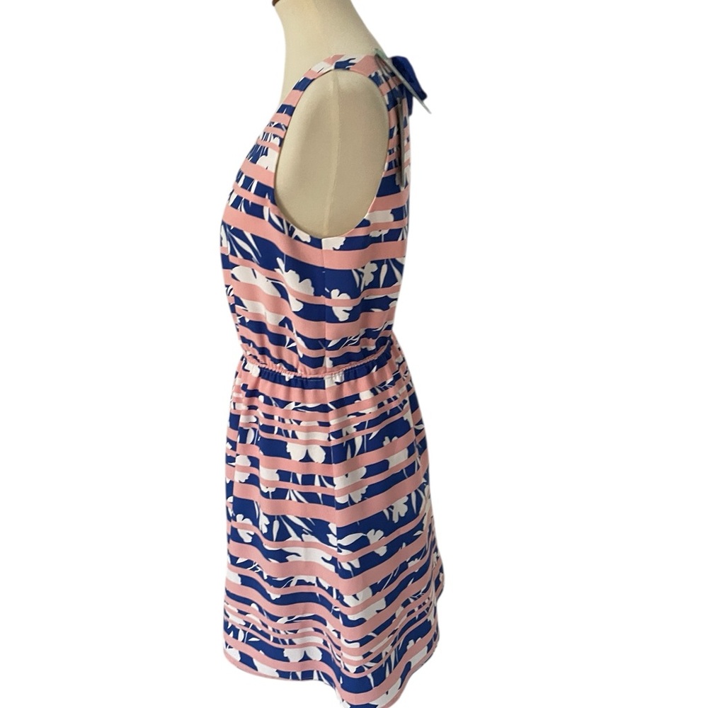 NEW WITH TAGS! Market & Spruce‎ Navy and Pink Striped Dress Size Small - Picture 6 of 12